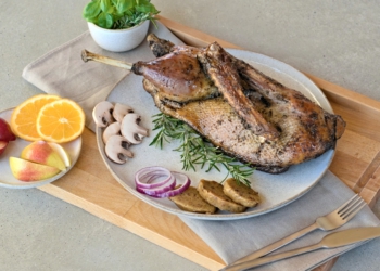 halbe sous-vide gegarte Gans von Bauer Claßen