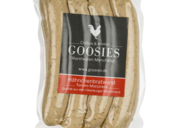 Hähnchenbratwurst Tomate-Mozzarella