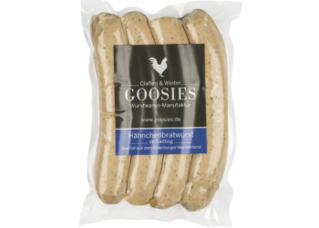 Hähnchenbratwurst im Saitling